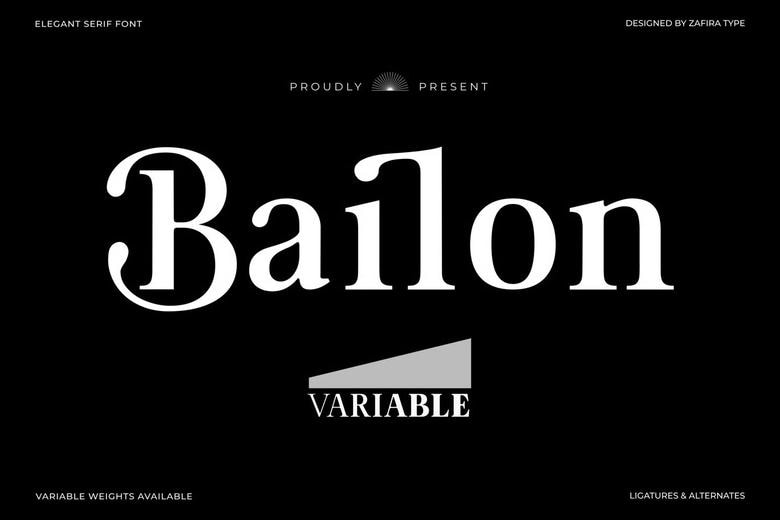 Bailon Variable Font