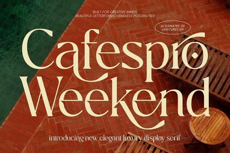 Cafespro Weekend Font