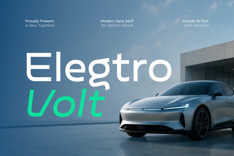 Elegtro Volt Font