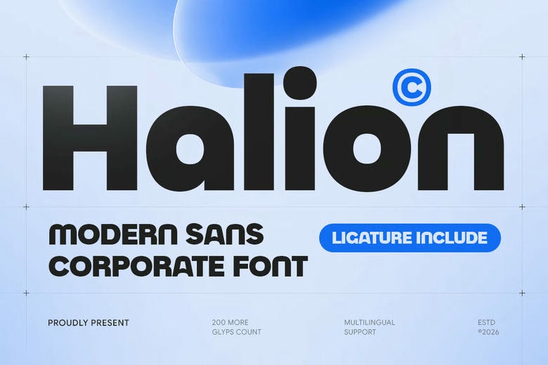Halion Font