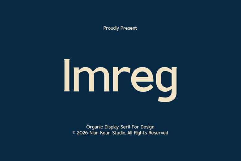 Imreg Font