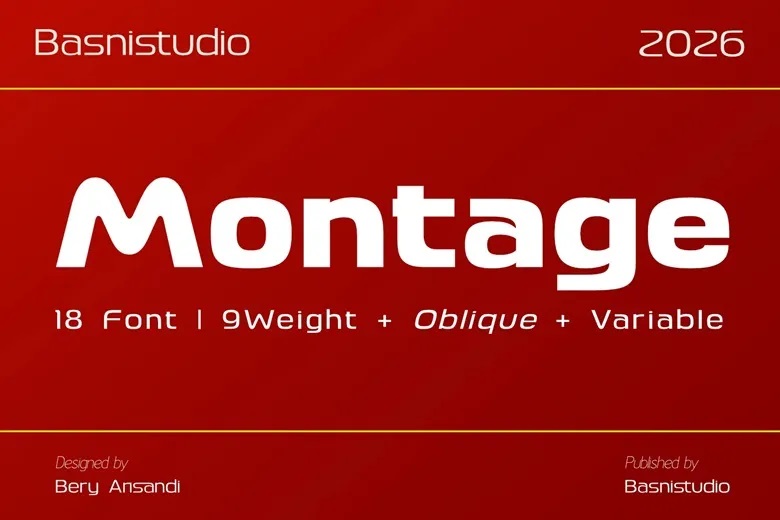 Montage Sans Serif Font