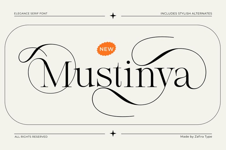 Mustinya Font