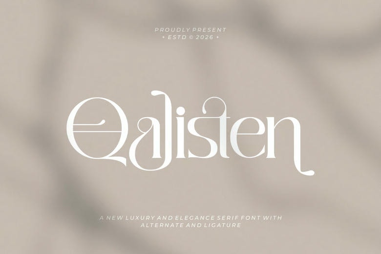 Qalisten Font
