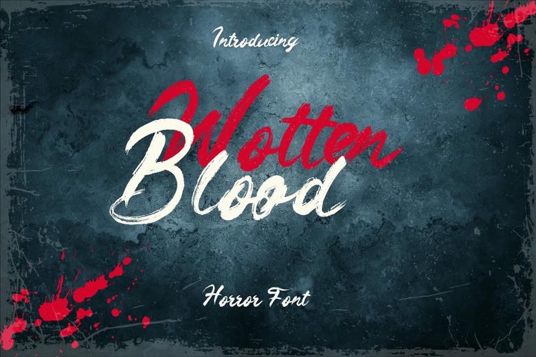 Wotten Blood Font