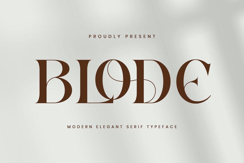 Blode Font