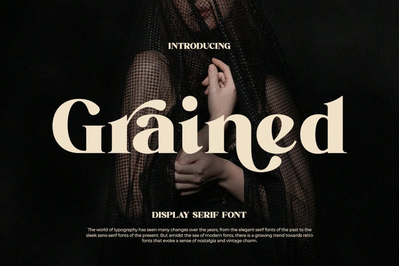 Grained Font