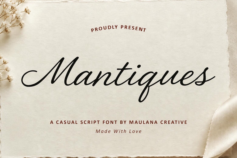 Mantiques Font