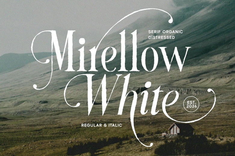 Mirellow White Font