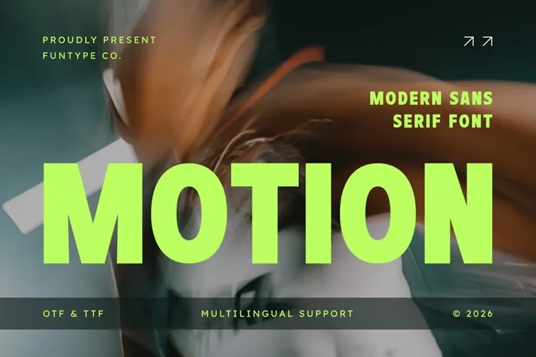 Motion Font
