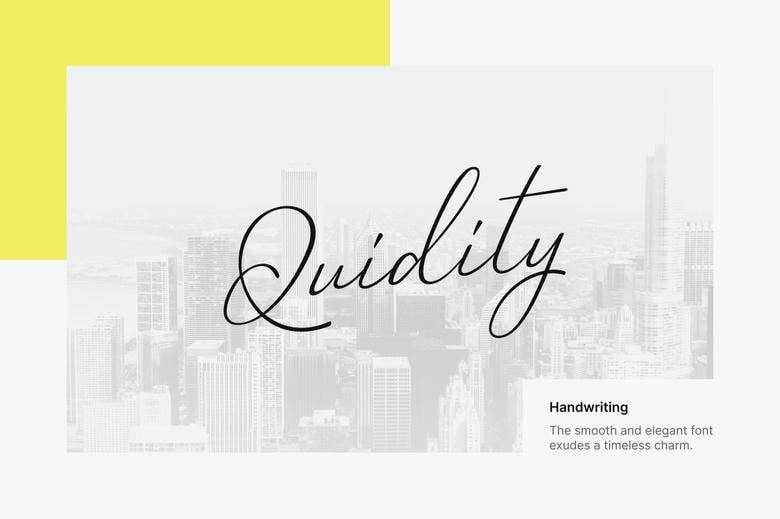 Quidity Font